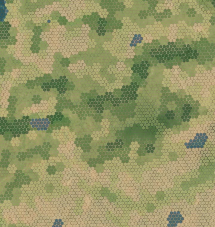 Flow biomass map of a portion of a working ranch