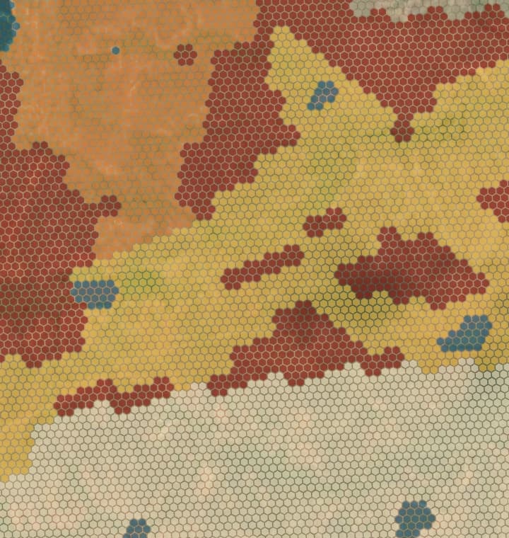 Flow Recovery map of an example ranch