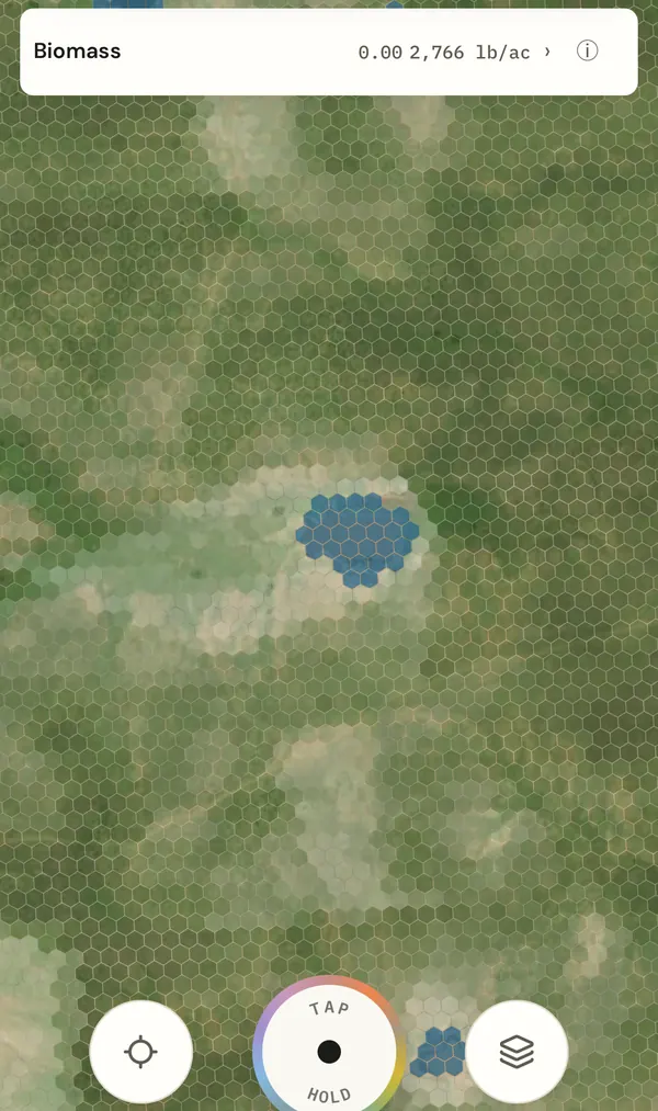 Blueprint Ag map, standing grass